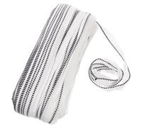 Angoily Cinta de Encuadernación de Tela de Poliéster Negra y Blanca de 100 Metros Banda para Libros de Tapa Dura Material para Hacer Álbumes de Fotos Suministros DIY para Encuadernar