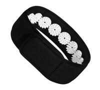 Angoily Cinturón de Acupresión para la Cabeza Portátil, Correa de Acupuntura Ajustable para Relajación Muscular, Diadema Cómoda para Mejorar el Sueño, 70 x 7 x 1 cm