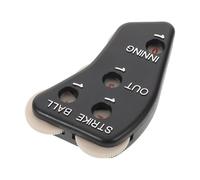 Angoily Clicker Árbitro Béisbol Portátil con Contador Numérico de Clics, Marcador Manual Resistente para Entrenamiento y Partidos al Aire Libre, Equipo Árbitro Juvenil con Pantalla