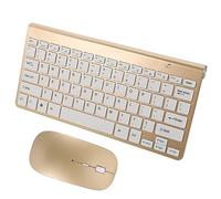 Angoily Conjunto de Teclado y Raton Inalambrico Teclado Multimedia Plug and Play Raton para PC Silencioso Compatible Portatiles y Ordenadores