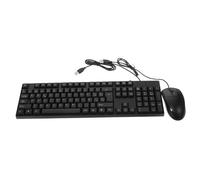 Angoily Conjunto De Teclado y Ratón USB para Oficina Teclas Silenciosas y Diseño Ergonómico para Trabajo Casa y Computadoras De Escritorio