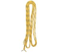 Angoily Cordones de Hockey de Poliéster Resistentes al Desgaste para Patines de Velocidad y Roller Skates, Fáciles de Atar y Reparables Punta Flameada, Color Amarillo para Patinaje