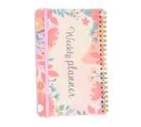 Angoily Cuaderno de Horarios sin Fechas Espiral, Bloc de Notas de Agenda Creativa en Papel, Diseño Simple y Funcional para Planificación Diaria y Organización Laboral