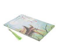 Angoily Cuaderno de Notas A5 Línea Encuadernada Diseño Acuarela Estilo Antiguo Cuaderno Diario Compacto para Estudio y Escritura Creativa Portátil para Oficina y Escuela