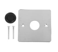 Angoily Cubierta Metálica para Enchufe Ciega de Pared Salida de Cable, Placa Decorativa Cuadrada de Acero Inoxidable 86, Tapa para Protección y Decoración en Paredes y Techos