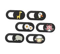 Angoily Cubierta Privacidad para Cámara Web Portátil y Tableta, Funda Abs Duradera, Tamaño Pequeño, Protección Anti-Hacking, Kit 6 Piezas para Ordenador y Móvil, Uso Multifunción