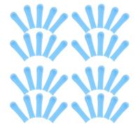 Angoily Cubiertas de Silicona para Cucharas de Oído, 100 Piezas Reutilizables, Herramienta para Eliminar Cerumen Fácil Limpieza para Uso Personal
