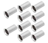 Angoily Cubiertas para Portalámparas de Araña 30X60Mm Cromadas 10 Piezas para Lámparas de Techo Interior y Salón