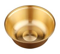 Angoily Cuenco de Cobre Multifunción para Ofrendas Budistas Taza Decorativa de Escritorio Superficie Pulida Copa Metálica Resistente al Desgaste para Meditación y Decoración del Hogar