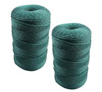 Angoily Cuerda de Pesca Trenzada de Nailon, 6 Hebras, 2 Piezas para Reparación de Redes y Uso en Trampas de Camarones, Agua Dulce y Salada