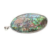 Angoily Dijes de Concha Natural de Abulón Multicolor para Hacer Joyas, Colgantes Artesanales para Collares y Pulseras, Accesorios DIY de Playa, Abalorios para Joyería Femenina