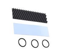 Angoily Disipador De Calor Metálico Ssd M.2 2280 para Computadora, Accesorio De Enfriamiento De Cobre Puro y Grafeno, Aleta De Enfriamiento Diagonal 1,5 Mm, Compatible Uso Térmico para Pc