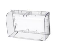 Angoily Enchufe Flip Cubierta Resistente a la intemperie Tapa de enchufe de 2 velocidades Interruptor de pared Enchufes Placa Frontal Empotrable Caja de Enchufe Exterior Protector Transparente