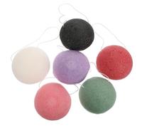 Angoily Esponja Facial Limpiadora de 6 Piezas Multicolor Esponjas Exfoliantes Suaves para Limpieza Diaria del Rostro Aptas para Piel Sensible y Cuidado Natural