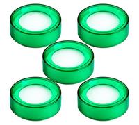 Angoily Esponjas Humectantes para Dedos 5 Piezas Esponja para Contar Billetes Transparente Verde Accesorio para Oficina y Banca Humedecer Dedos para Manejo de Dinero y Papel