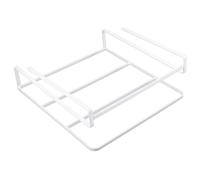 Angoily Estante Colgante Debajo del Escritorio de Hierro de Color Claro, Soporte para Portátil y Libros, Organizador Multifuncional para Oficina y Dormitorio, Ahorro de Espacio y Orden