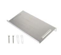 Angoily Estante de Baño de Acero Inoxidable 12 MM Cepillado Soporte de Almacenamiento Compacto Orificio para Taladro Estante para Artículos de Baño y Toallas Organizador Resistente