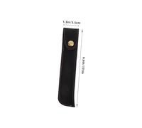 Angoily Estuche de Cuero Vintage para Bolígrafos y Estilográficas Funda Protectora Ligera para Almacenamiento Seguro Práctica Bolsa para Lápices y Bolígrafos Portátil