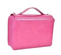 Angoily Estuche para Lápices de Gran Capacidad Estuche para Papelería de Material PU para Guardar Obras de Arte y Materiales para Estudiantes