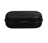 Angoily Estuche Plegable para Gafas de Lectura Negro, Organizador Portátil para Pastillas y Medicamentos, Botiquín Compacto Cierre a Presión, Protector Rígido y Ligero para Viaje