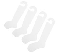 Angoily Expositor de Calcetines Infantiles de Cartón 4 Paneles Plantilla y Soporte para Exhibición Organizada y Ahorro de Espacio Muestrario para Mostrar Medias y Evaluar Diseños