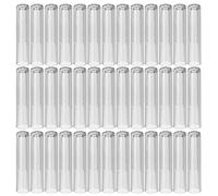 Angoily Extensores De Lápiz y Tapones De Plástico Transparente para Puntas, Paquete De 50 Unidades, Protección Antirrotura, Uso Escolar y Oficina para Estudiantes y Niños