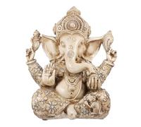 Angoily Figura Elefante Estatua Buda Escultura India Ganesh Ganpati Modelo Mesa Oficina Suerte Riqueza Arte Figura para el Hogar