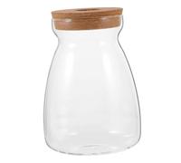 Angoily Frasco de Microterrario Redondo de Vidrio con Tapón de Corcho Contenedor Hermético para Propagación de Plantas Suculentas E Hidroponía Decoración para Hogar y Oficina