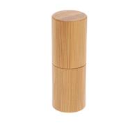 Angoily Frasco Roll-On para Aceites Esenciales de Madera 3Ml Aplicador Portátil Recargable Envase Individual Hermético para Viaje y Uso Diario