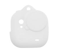 Angoily Funda Protectora de Silicona para cámara de acción:, anticaídas y a Prueba de Golpes. Protección portátil para Viajes y Uso al Aire Libre. Color White.