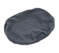 Angoily Funda Protectora Elástica para Reposacabezas de Silla de Oficina Gris Oscuro Funda Ergonómica Antideslizante para Cojín de Cabeza Adecuada para Sillas Giratorias de Escritorio y