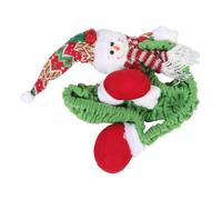 Angoily Funda Protectora para Monitor Decorativa Muñeco De Nieve Borde Flexible y Decorativo