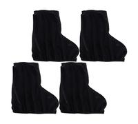 Angoily Fundas Negro Elegante en Ceñido Diseño Ajuste y Poliéster Elásticas Protectoras para de Paquete de 2 Pares Patines Hielo para Competiciones y Pruebas