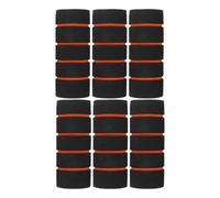 Angoily Fundas para Barras de Dominadas 100mm Negras y Rojas, Juego de 6 Mangos de Espuma Antideslizantes Acolchados para Equipo de Ejercicio en Puerta, Accesorios para Gimnasio en Casa