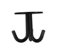 Angoily Gancho de Techo Multifuncional de Negro para Colgar Decoraciones Tazas y Luces Baño o Sala de Estar Resistente y de Instalar