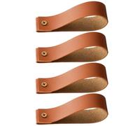 Angoily Ganchos De Pared De Cuero, 4 Unidades Correas De Cuero, Para Colgar En La Pared, Soporte Para Bufandas, Toallas, Colgadores, Para Cocina De Granja