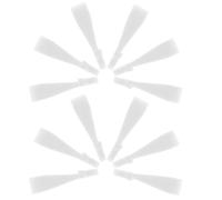 Angoily Ganchos de Plástico Clip para Estantes de Cocina 12 Unidades Blancas Resistentes para Colgar Utensilios Cestas y Accesorios en Estanterías de Alambre Ahorro de Espacio y Fácil