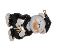 Angoily Globos de Aluminio de Graduación en Pie Oso Marrón Grande, Decoración para Fiesta de Graduación 2026, Globo de Película para Ceremonia y Fondo Fotográfico de Graduados