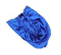 Angoily Gorro de Dormir Satinado con Banda Elástica y Botón Protector para Cabello Rizado y Trenzas Largas Grande Cómodo y Duradero para Cuidado Nocturno