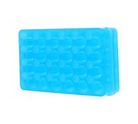 Angoily Gradilla y Diseño Resistente para Tubos de Ensayo Doble Cara de Plástico Azul Capacidad Fuerte para Organizar Consumibles en Laboratorio