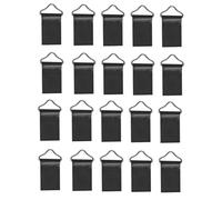 Angoily Hebillas de Anillo Triangulares de Hierro para Trampolín, 30 Piezas con Correas, Repuestos Resistentes para Camas Elásticas Infantiles, Accesorios Deportivos al Aire Libre