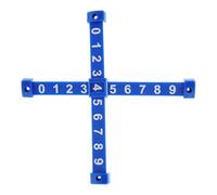 Angoily Indicador de Puntuación para Futbolín Pequeño, Contador de Puntuación de Plástico Azul, 2 Unidades, Accesorio para Juegos de Fútbol de Mesa, Marcador Compacto para Sala de