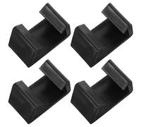 Angoily Juego de 4 Clips para Muebles de Ratán de 6 CM Sujetadores Negros para Sillas y Sofás Seccionales Abrazaderas Multifuncionales para Estabilizar Muebles de Exterior y Sala de