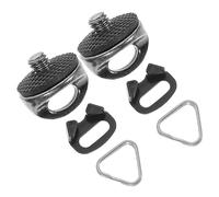 Angoily Juego De Anillos De Conexión Para Cámara Gancho Triangular Tornillos De Fijación 4 Piezas Compatible Cámaras Réflex Fácil De Instalar Color Negro