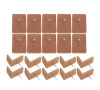 Angoily Juego de Pasadores para Correderas de Cajón 40 Piezas Topes Plásticos Forma de L y Rectangulares Tamaño 317X20X127 MM y 19X13X127 MM Herrajes para Reparación y Deslizamiento