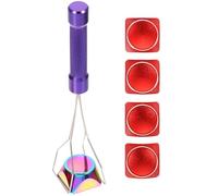 Angoily Juego de Teclas para Teclado Mecánico de Metal con Diseño de Color Degradado Rojo, Teclas de Repuesto CNC de Aluminio Anodizado, Compatibles para Gaming y Ordenador, Set Ligero