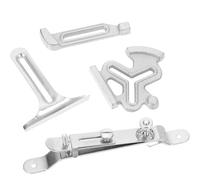 Angoily Kit de Guías Metálicas Duraderas para Coser Regla de Costura Multifuncional Accesorios para Máquina de Coser Doméstica Industrial para Patchwork y Quilting Medidor Preciso de