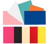 Angoily Láminas de Cuero Sintético Mate 20x33 Cm, 10 Hojas para Manualidades, Sábanas de Cuero Esmerilado Decorativo Versátiles para Bolsos, Joyería y Proyectos DIY