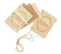 Angoily Libro de Votos Matrimoniales de Madera 4 Piezas 2 Juegos Papel Kraft Artesanal Cuaderno Rústico para Boda y Compromiso Accesorio para Decoración y Recuerdo del Gran Día