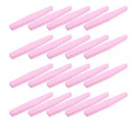 Angoily Limas de Uñas Esponja Rosa 20 Piezas Material Seguro y Papel Abrasivo para Manicura Profesional en Casa y Pulido Eficaz